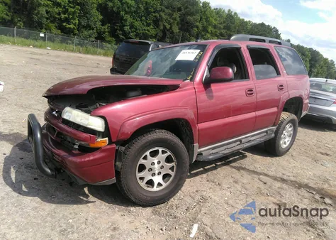 2005 Chevrolet Tahoe Z71 из США, поврежденный, VIN 1GNEK13T65R274390